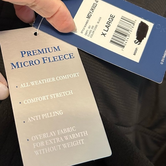 Reebok Premium Micro Fleece Jacket - Black - Picture 3 of 4